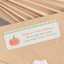 Etiqueta Locally Grown Farmer's Market Return Address