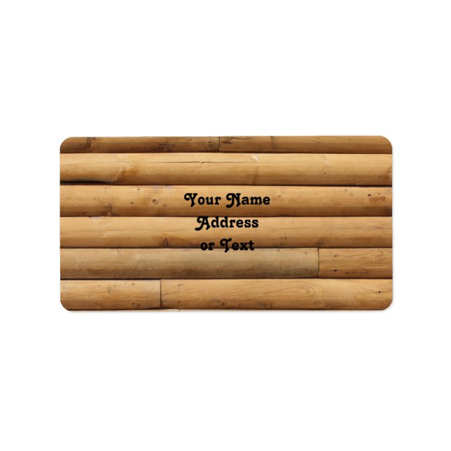Etiqueta  Log Cabin Siding  (Frente)