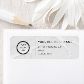 Etiqueta Logo Professional Business Return Address Label