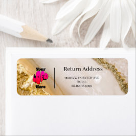 Etiqueta Logo Professional Business Return Address Label