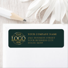 Etiqueta Logotipo Comercial da Empresa Personalizada Endere