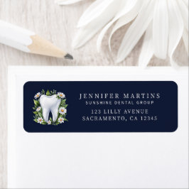 Etiqueta Logotipo de Dentista Moderno