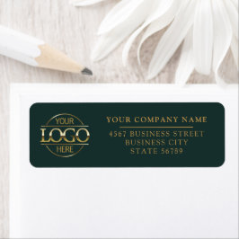 Etiqueta Logotipo de Negócios da Empresa Personalizado Ende