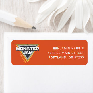 Etiqueta Logotipo do Monster Jam