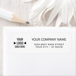 Etiqueta Logotipo Empresarial Corporativo Personalizado Fác