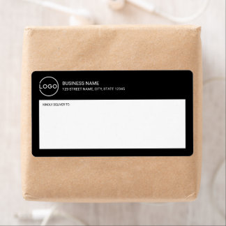 Etiqueta Logotipo Empresarial Personalizado Minimalista Mod
