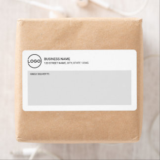 Etiqueta Logotipo Empresarial Personalizado Minimalista Mod