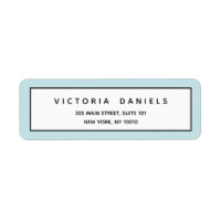 Logotipo Feminino | Azul | Mínimo profissional