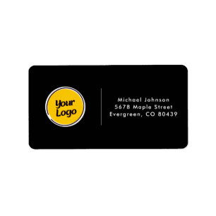 Etiqueta Logotipo Personalizado da Empresa   Negócios Perso