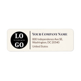 Etiqueta Logotipo Personalizado Elegante Profissional