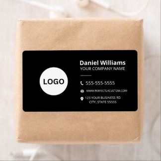 Etiqueta logotipo personalizado moderno minimalista