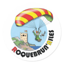 Etiqueta logotipo Roquebrun' Asas