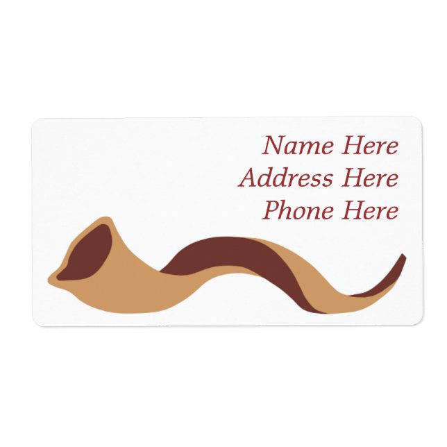 Etiqueta Logotipo Shfar (Frente)