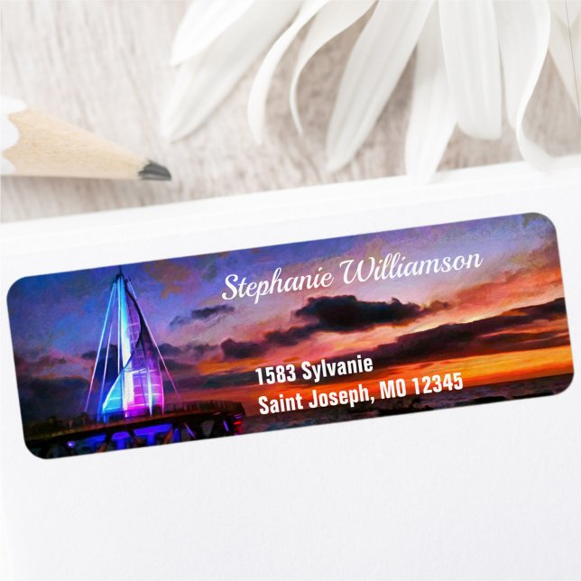 Etiqueta Los Muertos Pier 1182 Endereço (Criador carregado)