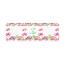 Lótus Floral em Aquarela Rosa Elegante