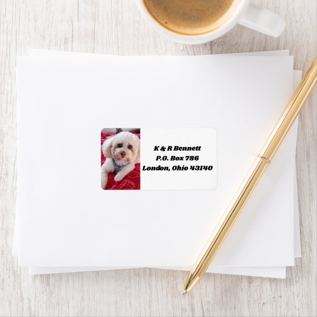 Etiqueta Love My Poodle Address Labels (Insitu)