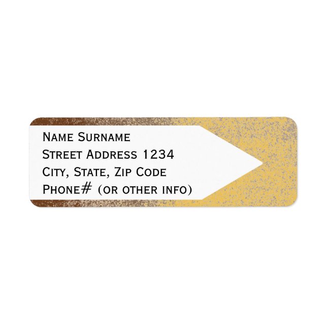 Etiqueta Lover Castanho Largura Pintar Envelhecido +Escolha (Frente)