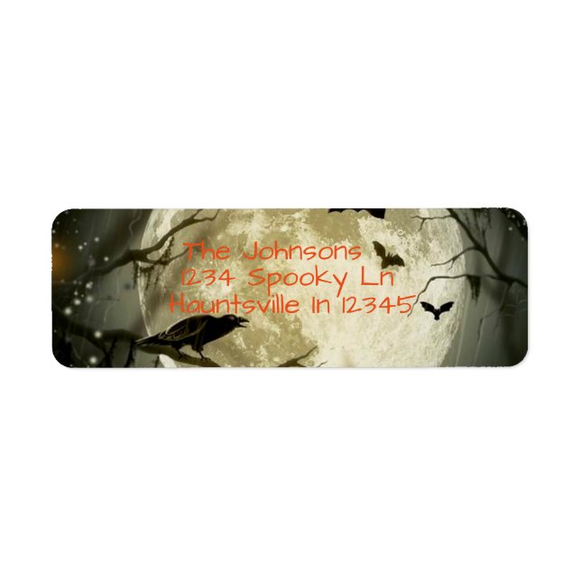 Etiqueta Lua e Corvo (Frente)