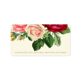 Etiqueta Lush Vintage Floral ID225