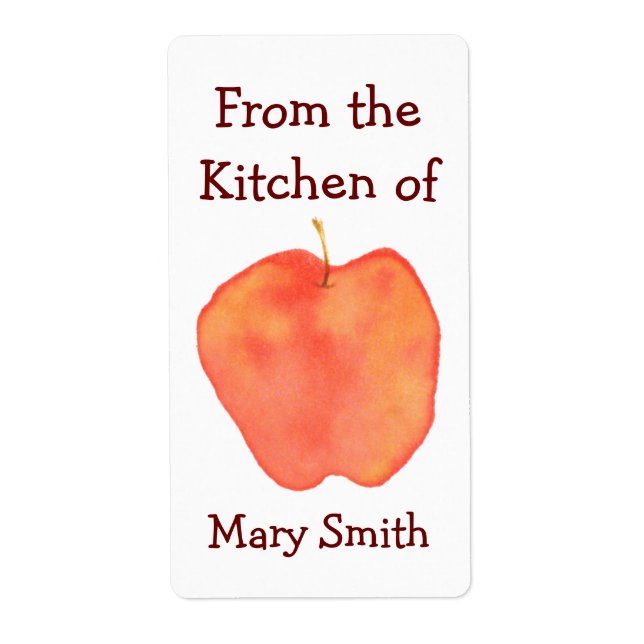 Etiqueta Maçã (Frente)