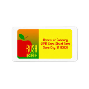 Etiqueta maçã rosh hashanah