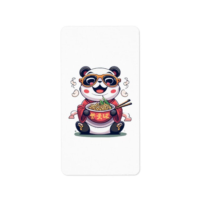 Etiqueta Macarrão Panda (Frente)