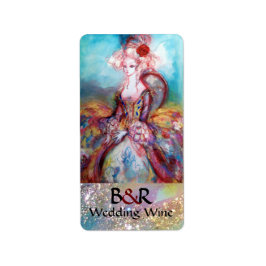 Etiqueta MADAME POMPADOUR MONOGRAMA Vinho de Casamento