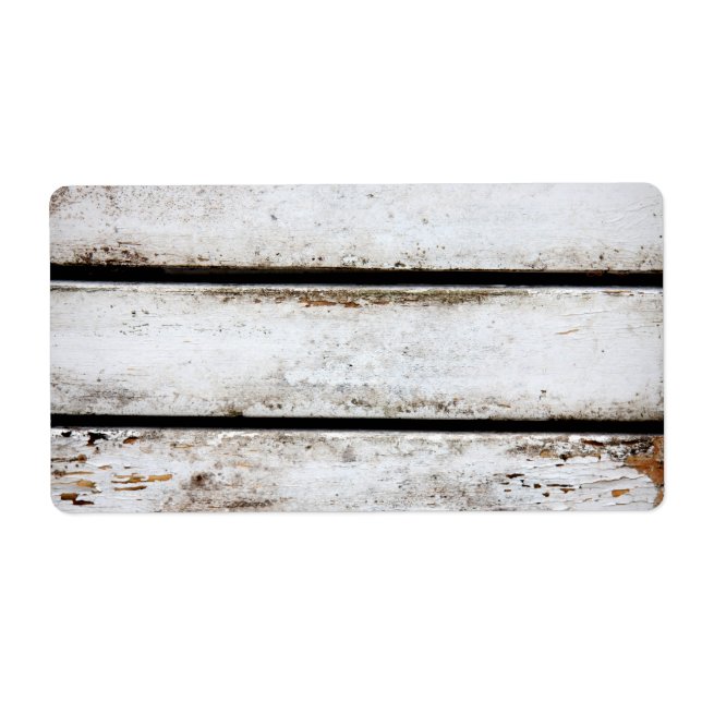 Etiqueta Madeira branca antiga (Frente)