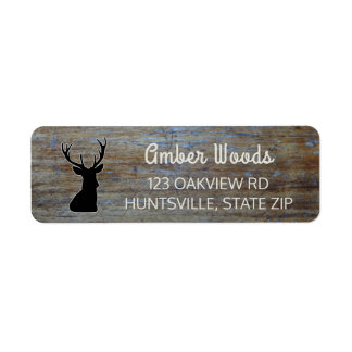 Etiqueta Madeira russa | Woodland Buck Deer