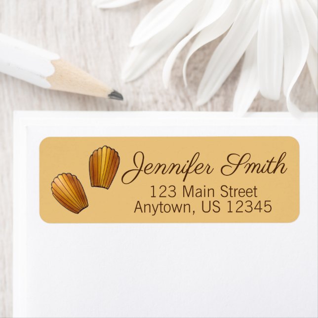 Etiqueta Madeleines França Pastelaria Chef Pâtisserie Baker (Insitu)