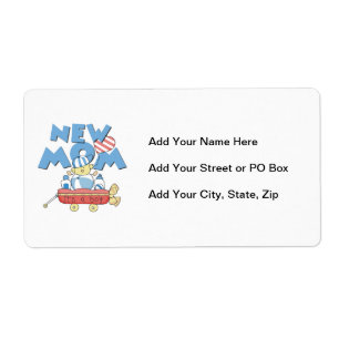 Etiqueta Mãe nova, é um garoto presente