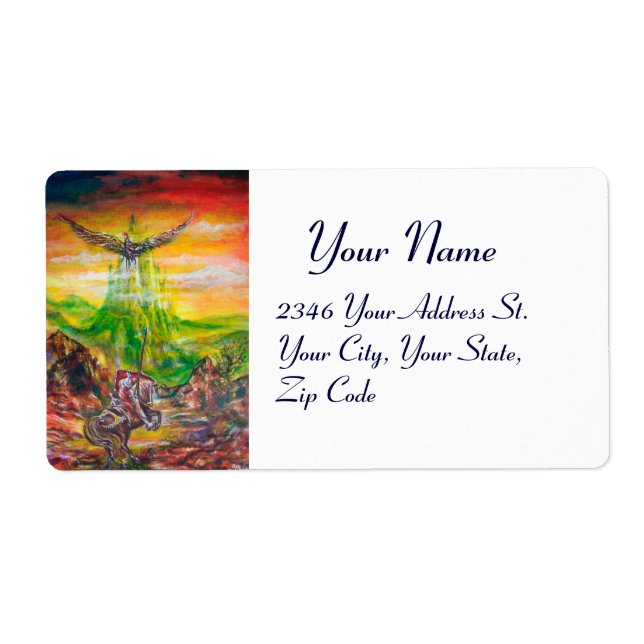 ETIQUETA MAGIC DUEL ENTRE BRADAMANT E NEGROMANCER (Frente)