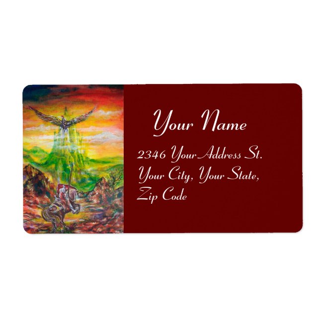 ETIQUETA MAGIC DUEL ENTRE BRADAMANT E NEGROMANCER (Frente)