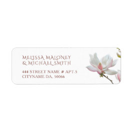 Etiqueta Magnólia de Arte | Casamento