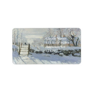 Etiqueta Magpie Claude Monet