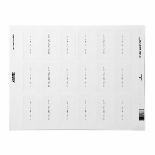 Etiqueta Mailing Label (Toda a folha)