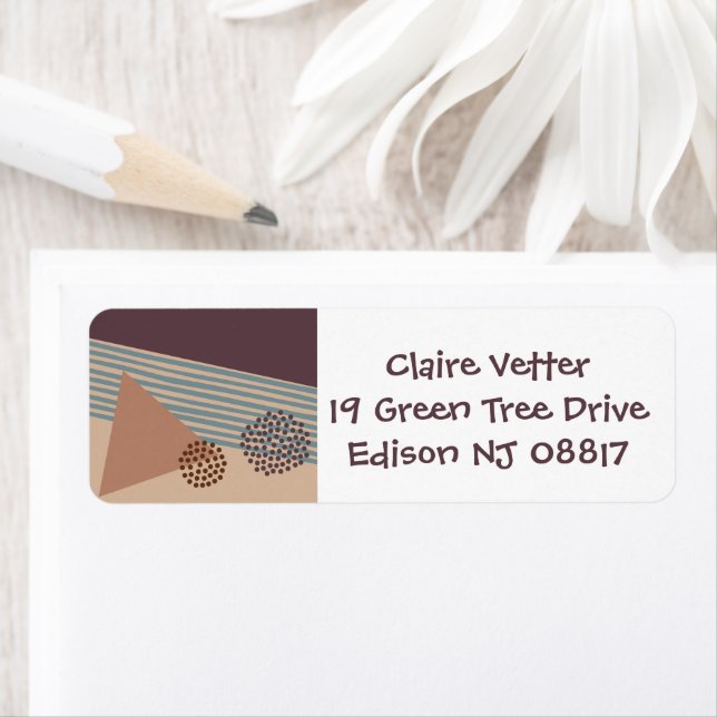 Etiqueta Mais Um Abstrato Moderno Do Século Médio (Insitu)