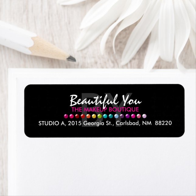 Etiqueta Makeup Boutique Custom Labels (Insitu)