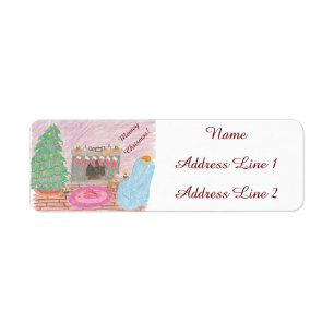 Etiqueta Mal-gatinho (natal)