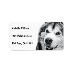 ETIQUETA MALAMUTE DO ALASCA