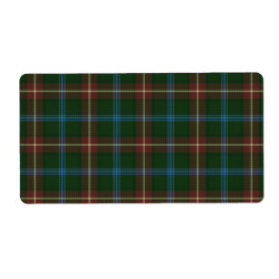 Etiqueta Manitoba tartan