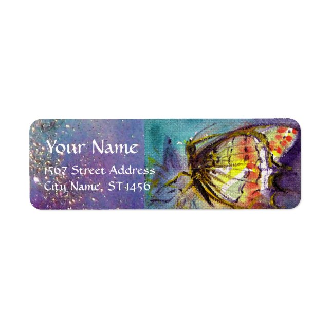 ETIQUETA MANTEIGA MÁGICA EM ESPUTES AZUIS DOURADOS (Frente)