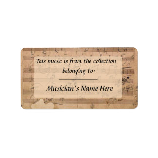 Etiqueta Manuscrita Beethoven Hammerklavier Sonata
