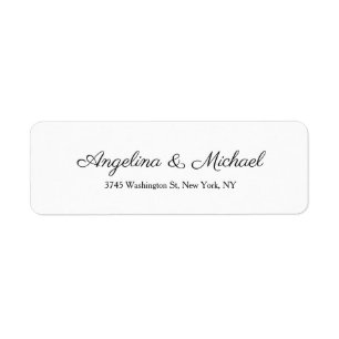 Etiqueta Manuscrito Criativo De Casamento