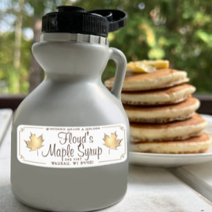 Etiqueta Mapeando o endereço de devolução do Syrup Tamanho