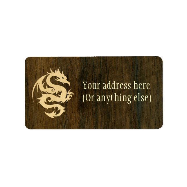 Etiqueta Maple Dragon (Frente)