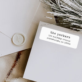 Etiqueta Máquina de Natal | Preto e branco