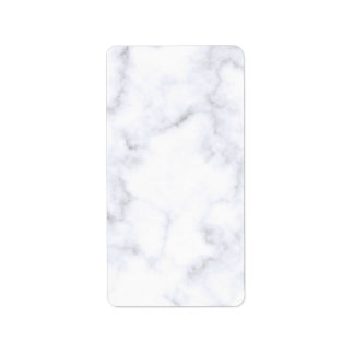 Etiqueta Marble Branco