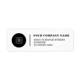 Etiqueta Marca Comercial Personalizada Minimalista Profissi