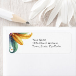 Etiqueta Mardi Gras Mascarada